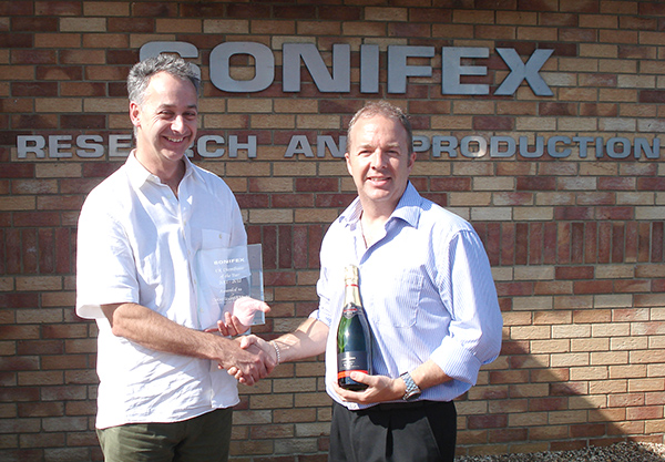 Oxford Sound and Media receiving the Sonifex award.