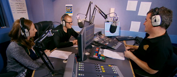 Heston at Reading 107FM Radio