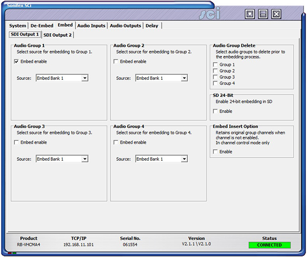 Sci image - RB-VHCMA4 Embed Screen